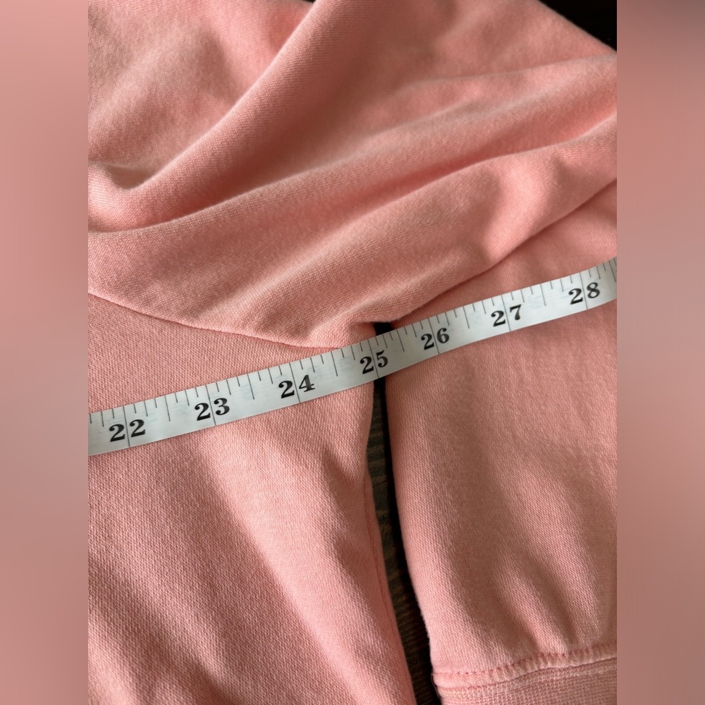 Nike Pullover Hoodie Pink & Gold Cowl Neck Women’s XL Soft Activewear - Picture 9 of 11